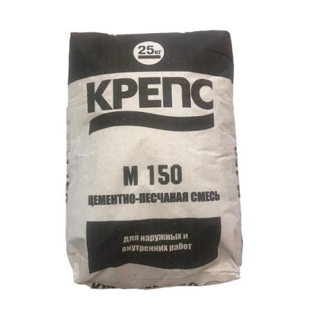 Смесь цементно-песчанная Крепс М-150, 25кг